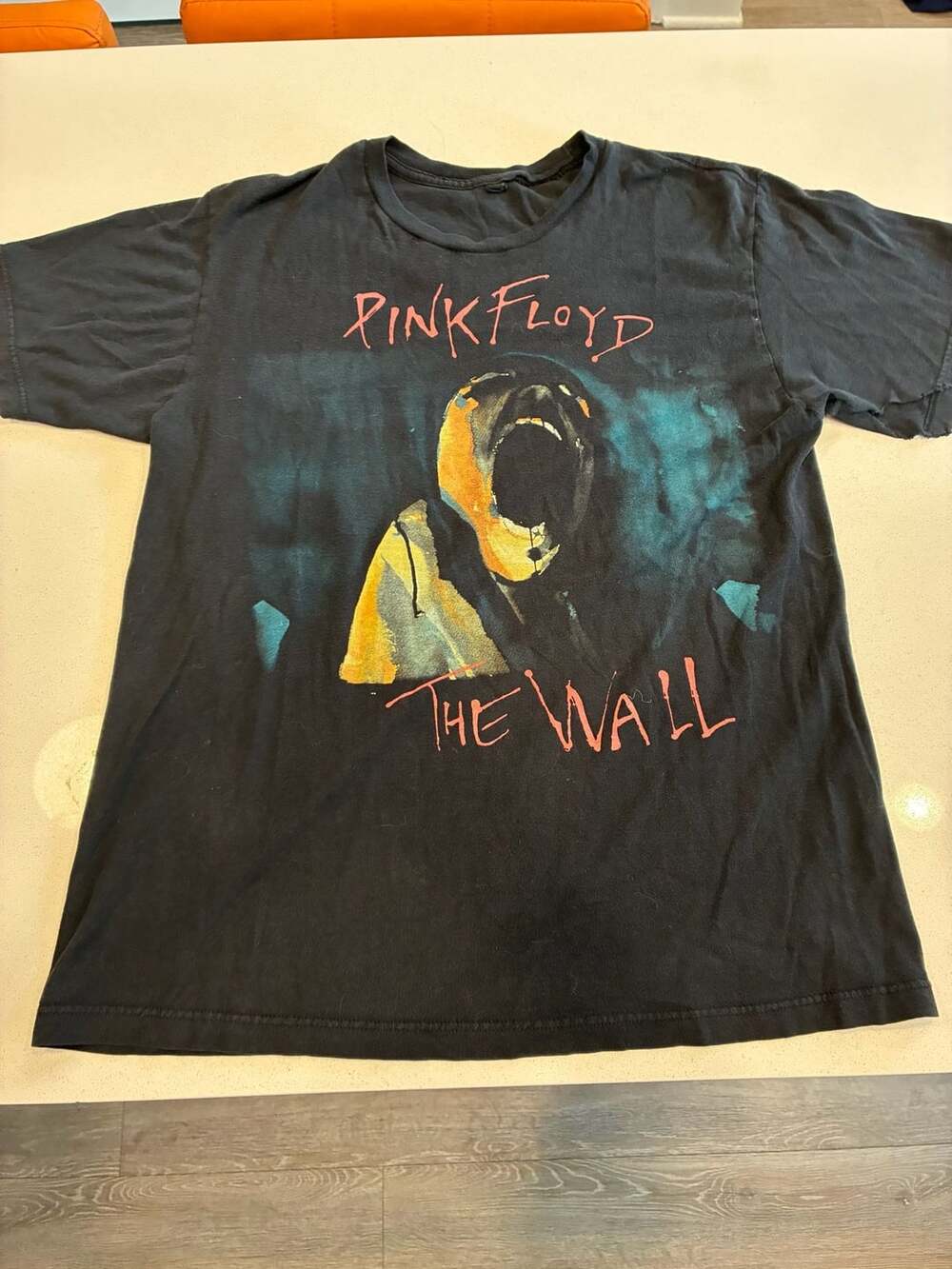 Tultex Pink Floyd The Wall Band T-Shirt Size L Black
